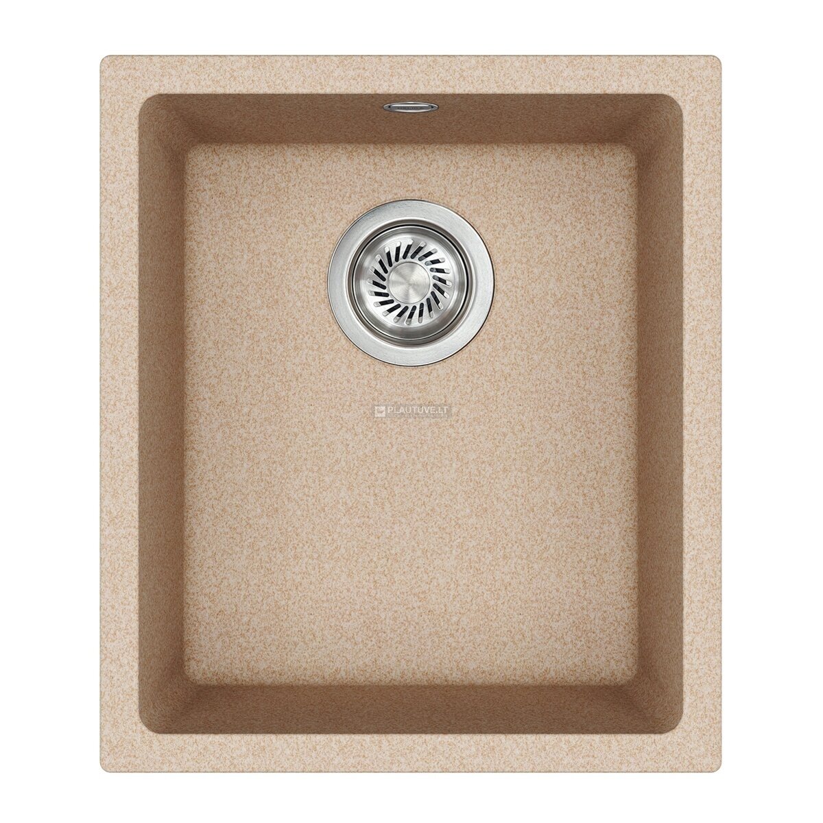 Akmens masės plautuvė HELIKA Forma SQF101-110W, smėlio spalvos Akmens masės plautuvė HELIKA Forma SQF101-110W, smėlio spalvos