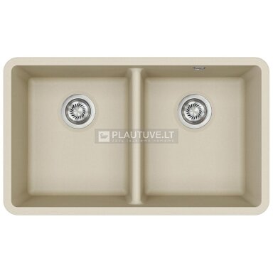 Akmens masės plautuvė HELIKA Arca SQA200-111W, dramblio kaulo spalvos Akmens masės plautuvė HELIKA Arca SQA200-111W, dramblio kaulo spalvos