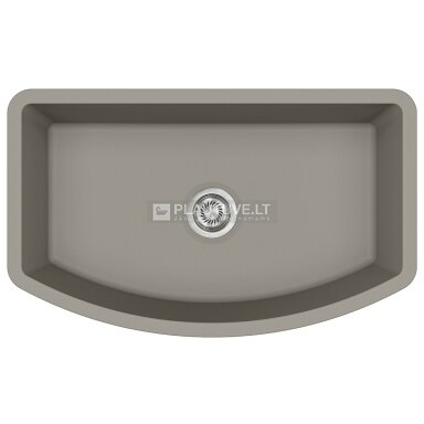 Akmens masės plautuvė HELIKA Villa GQV100-220W, šilto betono spalvos Akmens masės plautuvė HELIKA Villa GQV100-220W, šilto betono spalvos