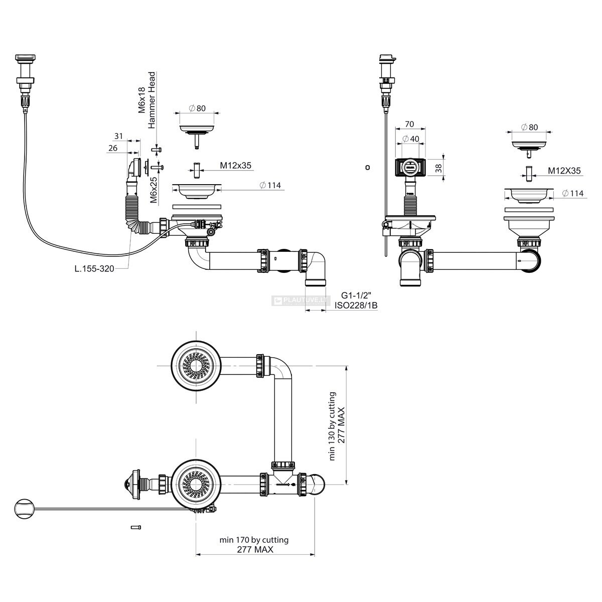 Automatinis pasukamas ventilis AQF-003V HELIKA 4