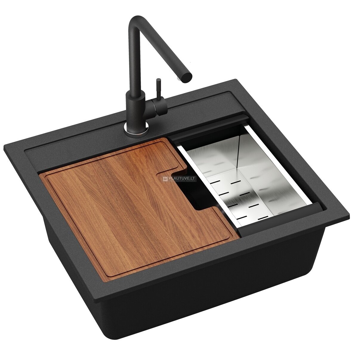 Pjaustymo lentelė HELIKA Quadro SQQ-362.300, Sapele, tamsaus medžio spalva 4 Pjaustymo lentelė HELIKA Quadro SQQ-362.300, Sapele, tamsaus medžio spalva 4