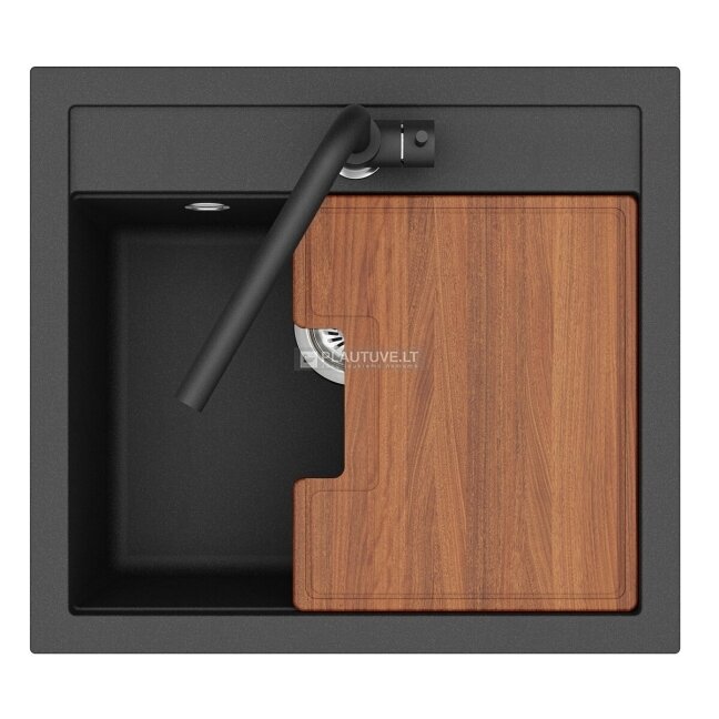 Pjaustymo lentelė HELIKA Quadro SQQ-362.300, Sapele, tamsaus medžio spalva 3 Pjaustymo lentelė HELIKA Quadro SQQ-362.300, Sapele, tamsaus medžio spalva 3