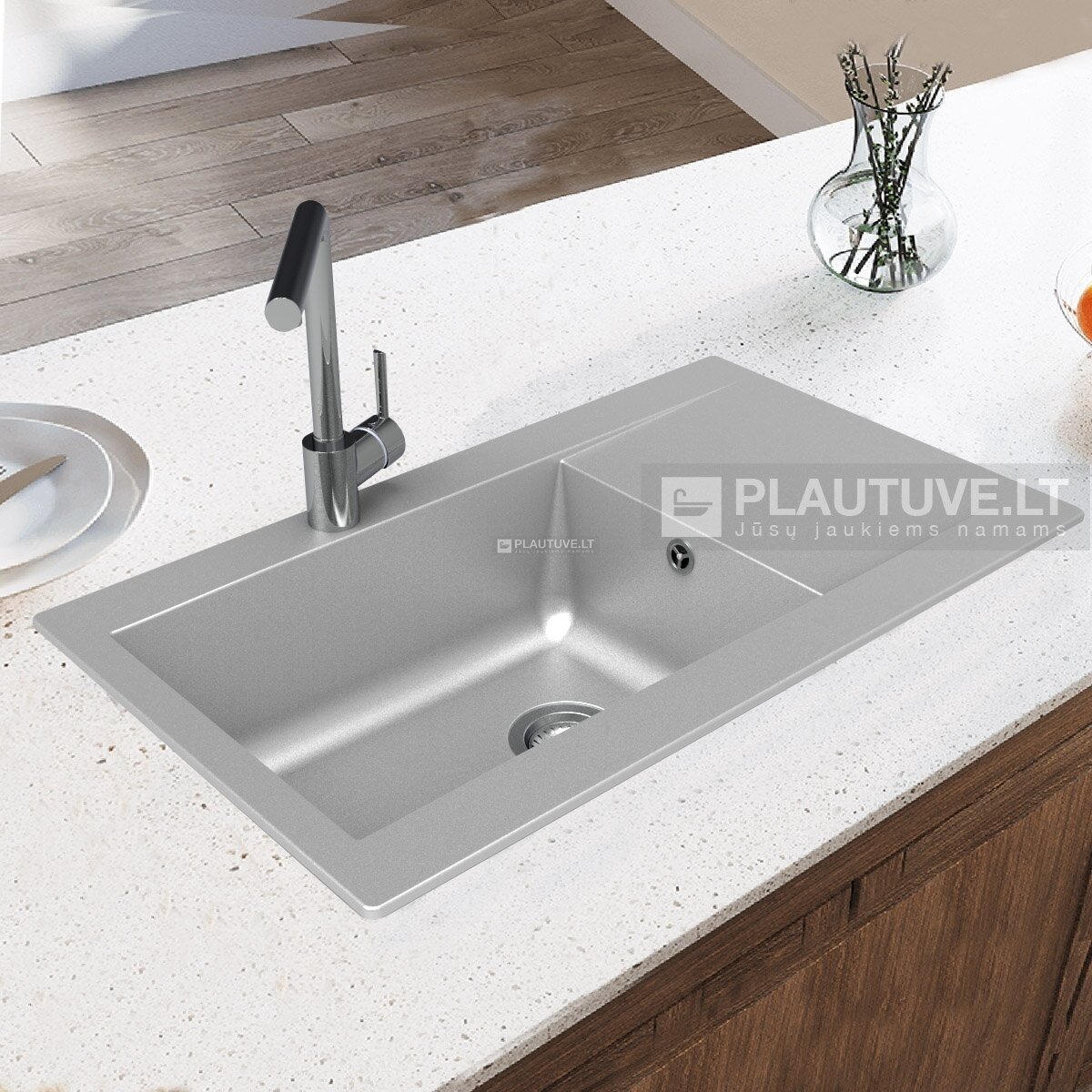 Plautuvė iš kompozitinės medžiagos Ecotek300W 4 Plautuvė iš kompozitinės medžiagos Ecotek300W 4
