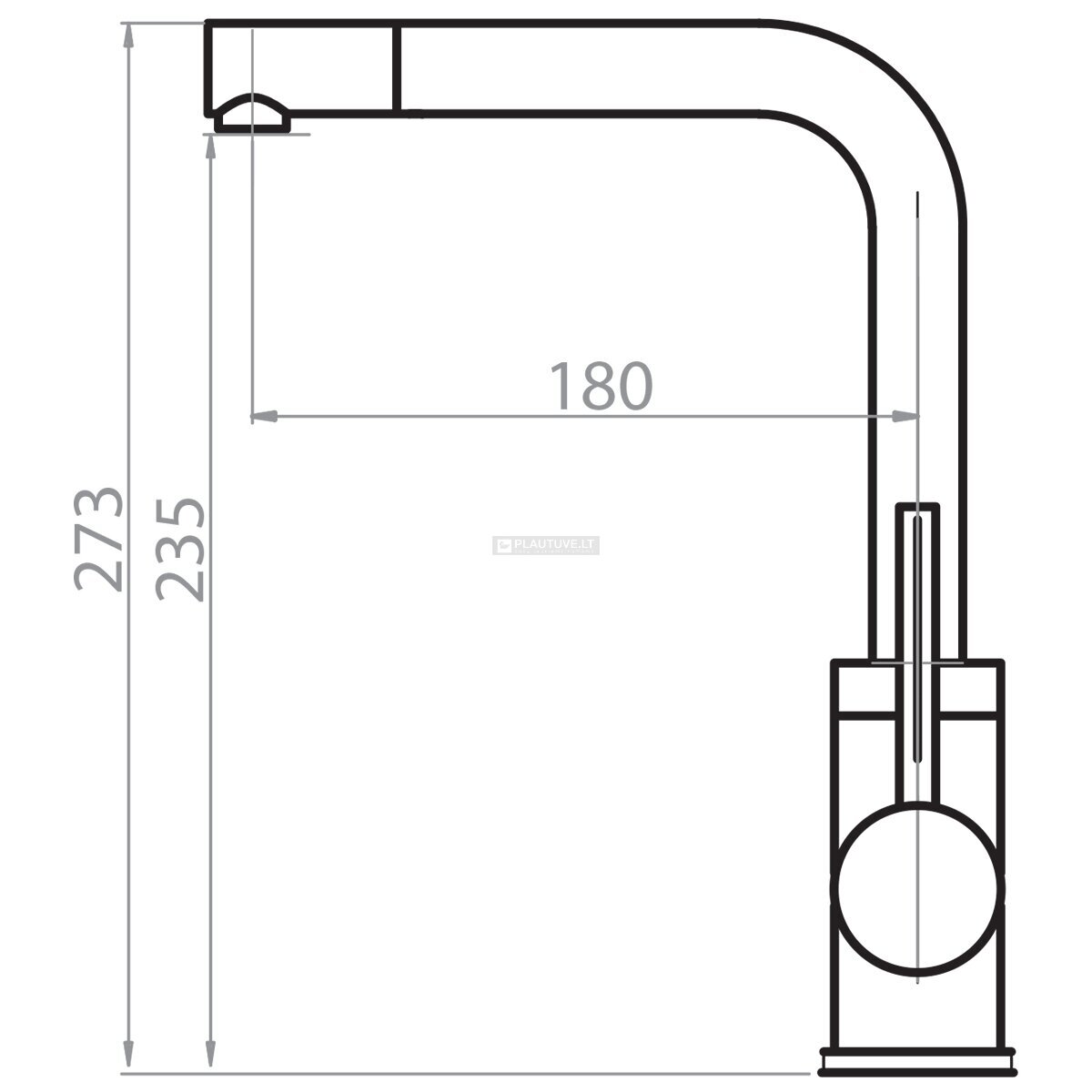 Plautuvės ir maišytuvo komplektas Ora SQQ100W-112+5553-112 3