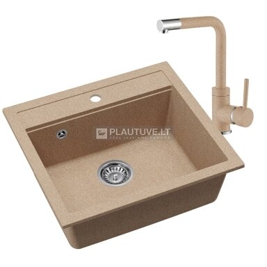 Plautuvės ir maišytuvo komplektas Ora SQQ100W-112+5553-112 Plautuvės ir maišytuvo komplektas Ora SQQ100W-112+5553-112