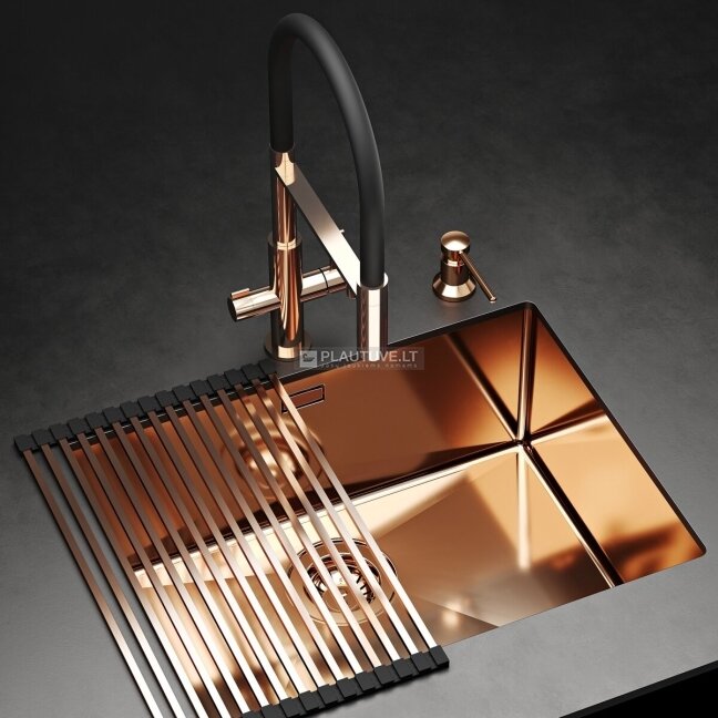 Plautuvės maišytuvas HELIKA Soifos 7763-T, grafito spalvos 4 Plautuvės maišytuvas HELIKA Soifos 7763-T, grafito spalvos 4