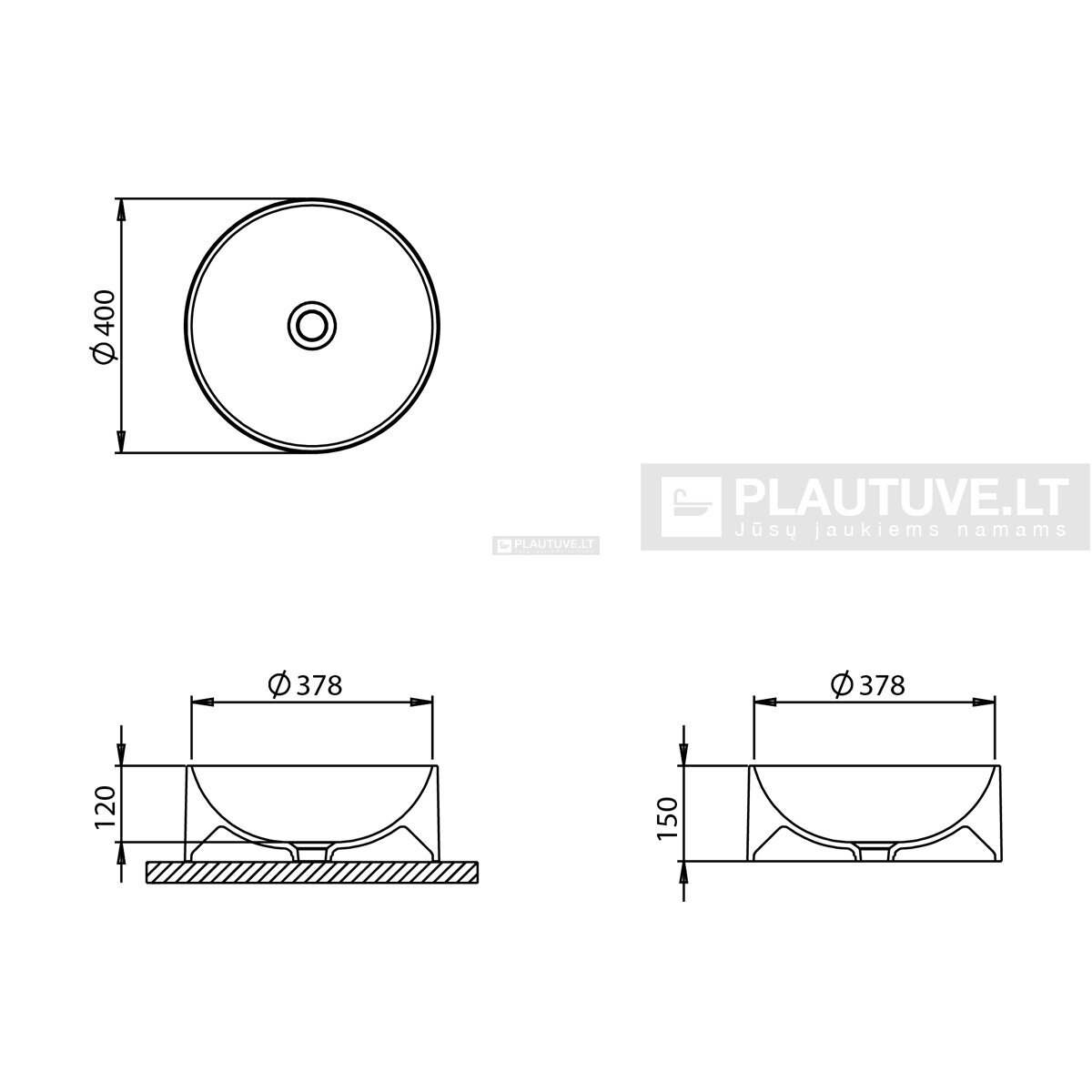 Praustuvas voniai Fabela BQR40-700 1
