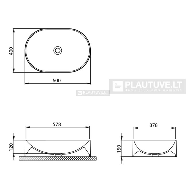 Praustuvas voniai Fabela BQR60 2