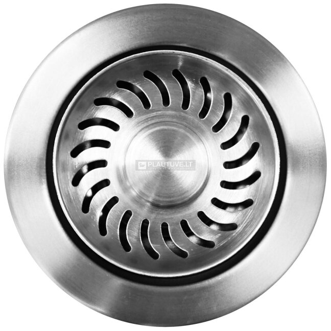 Granitinės plautuvės komplektas HELIKA SQN100-601W su maišytuvu 2561-601 ir muilo dozatoriumi DS-601, juodos spalvos 12